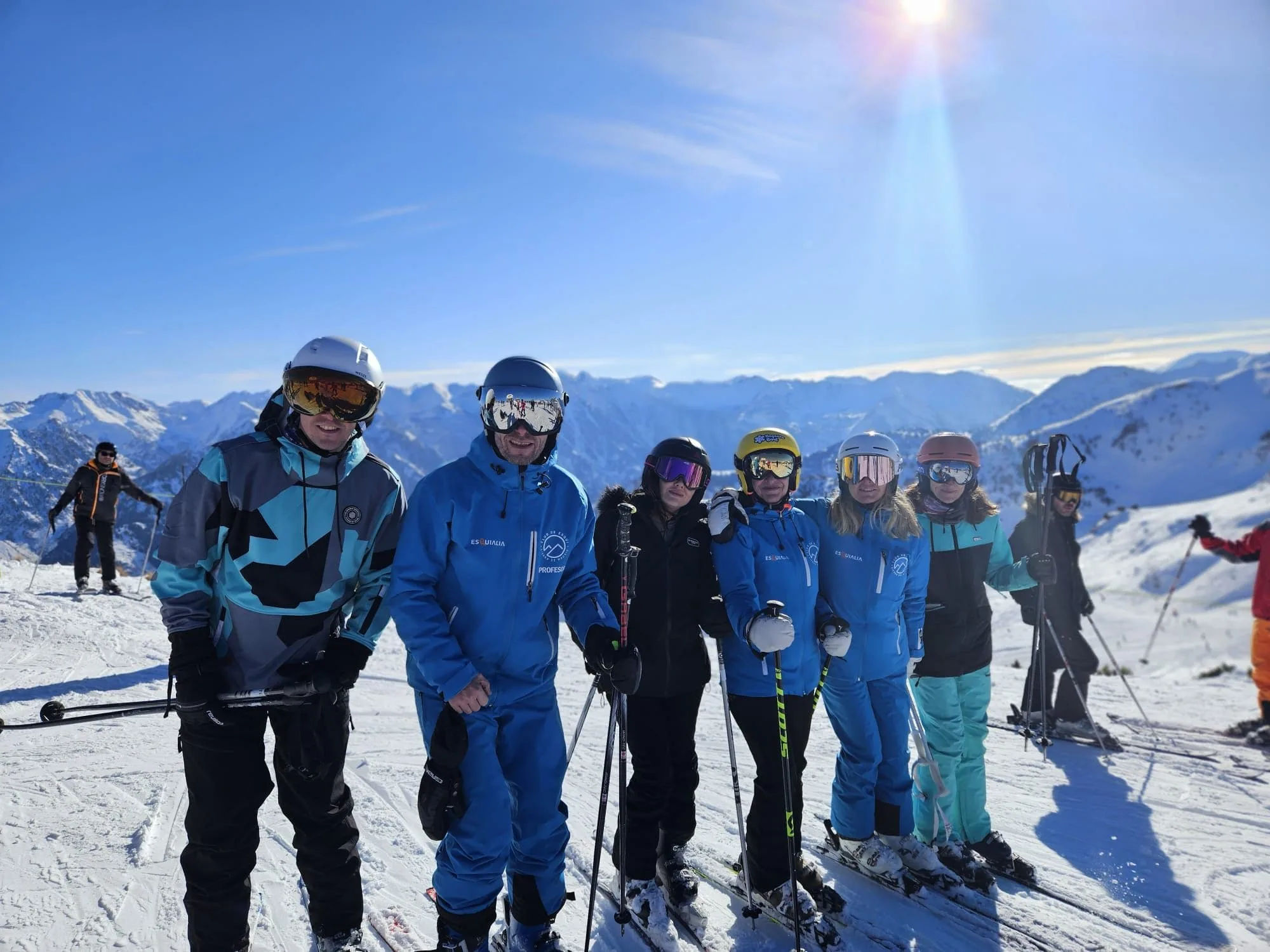 Adultos del club disfrutando de Sierra Nevada en Semana Santa