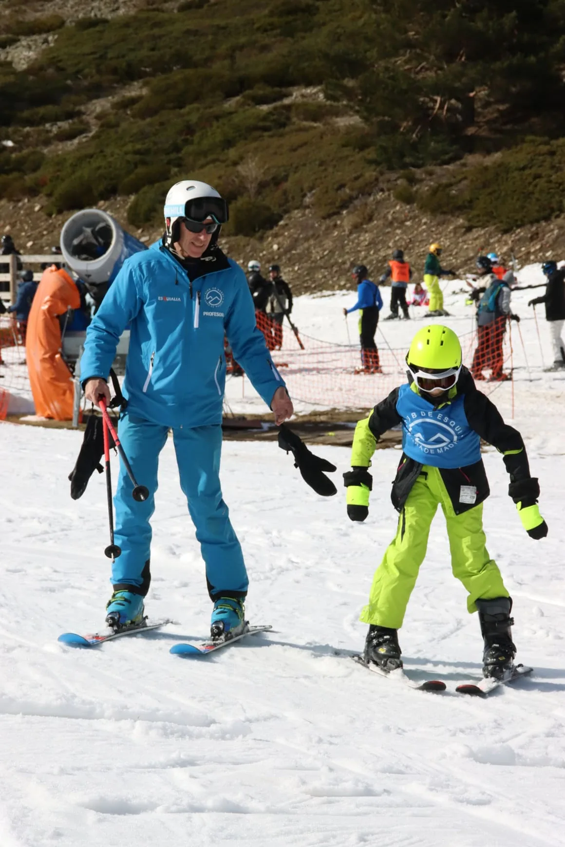 Clases particulares de esquí en la Sierra de Madrid