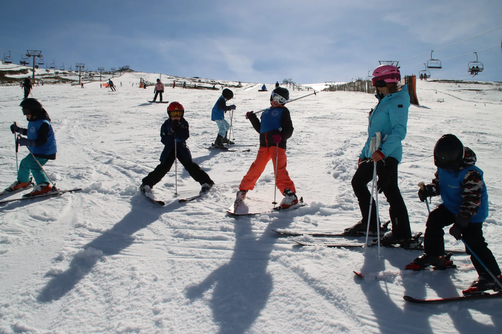 Excursión de esquí escolar en Valdesquí