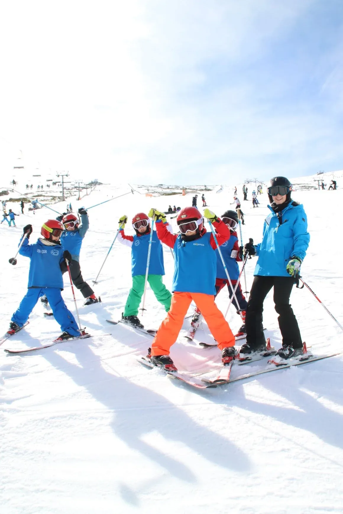 Profesores del Club de Esquí Sierra de Madrid